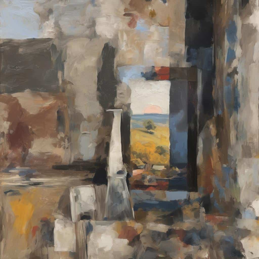 Ζωγραφιά τέχνης και ανακύκλωσης, δημιουργία με νόημα από ανακυκλωμένα υλικά.