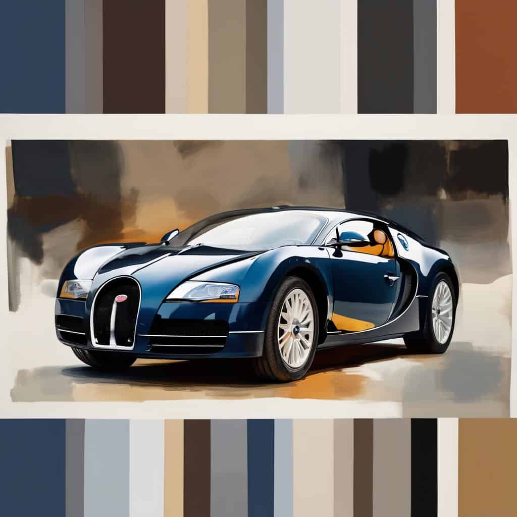 Bugatti πουκάμισο χρώματα τέχνη ανακύκλωση δημιουργία με νόημα.